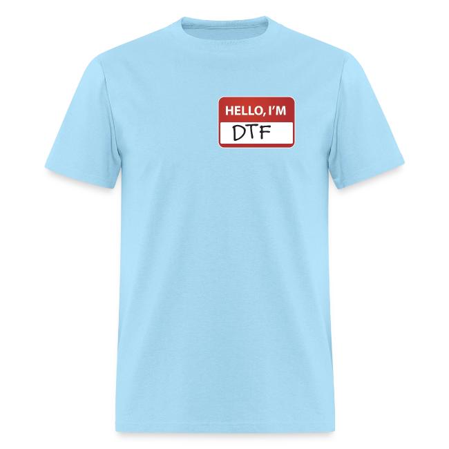I'm DTF Name Tag