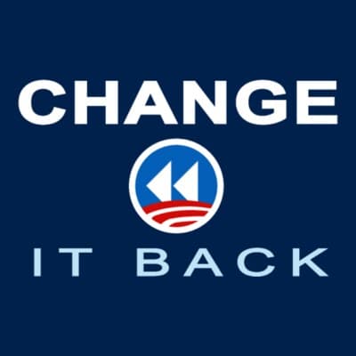 Barack Obama Change It Back